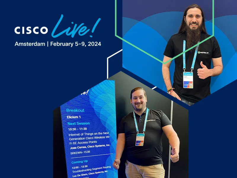 Engineers Younes van den Berg en Patrick van der Heide blikken terug op Cisco Live EMEA ‘24